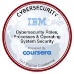 Cybersecurity roles badge
