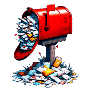 spam-filled mailbox